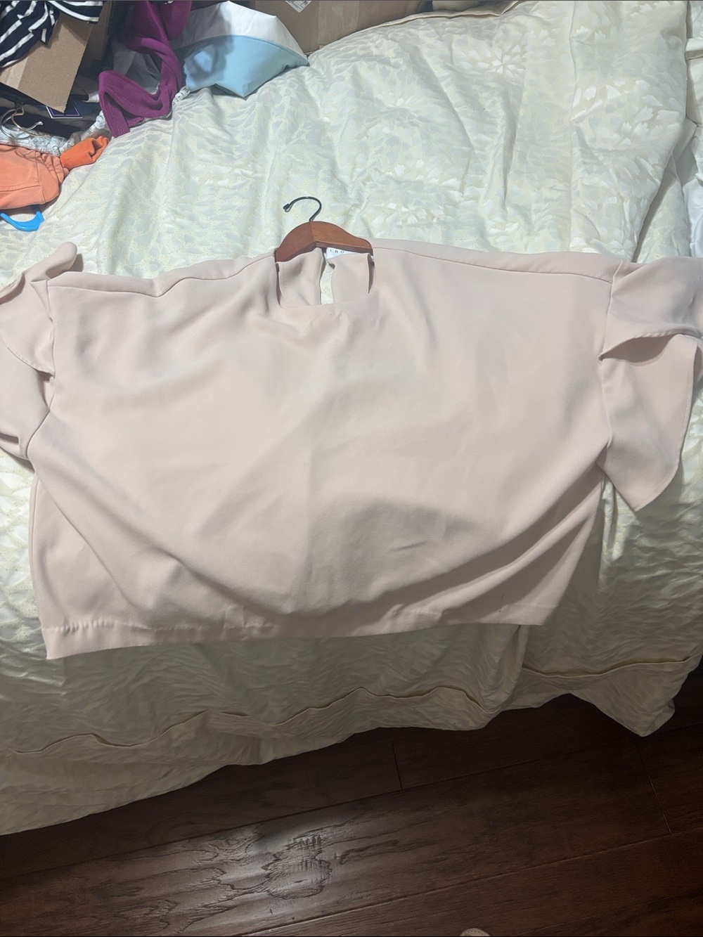 IRO Blush Short Sleeve Keyhole Blouse